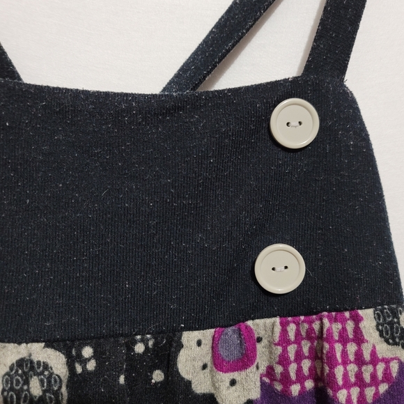 sweater tank top y2k chucky tank top gray flower with large button - Picture 6 of 10